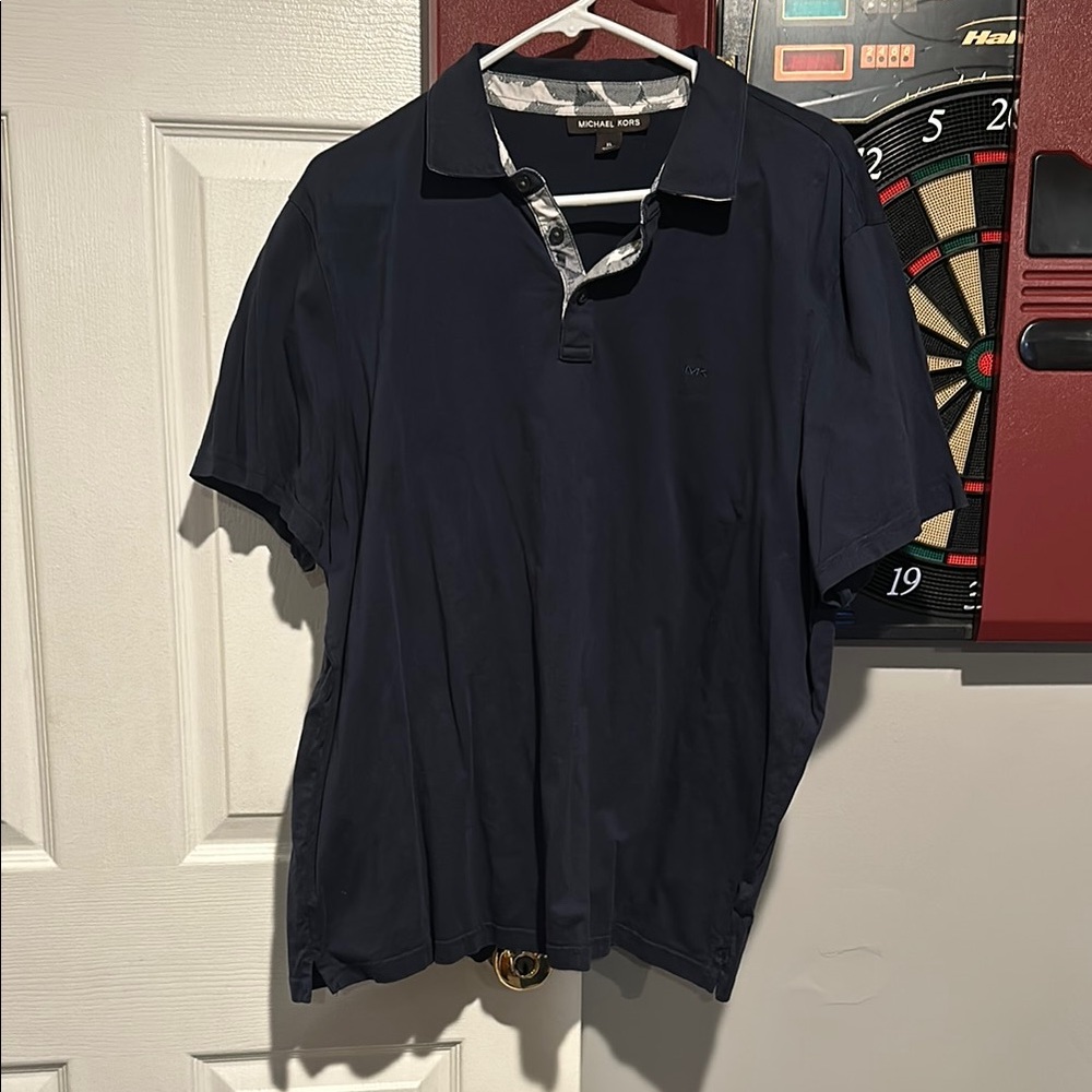 MICHAEL Michael Kors Blue Polo Shirt